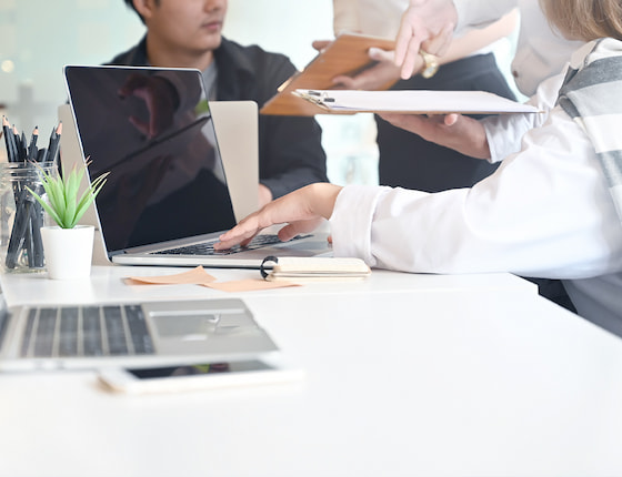 若手社員に一問一答